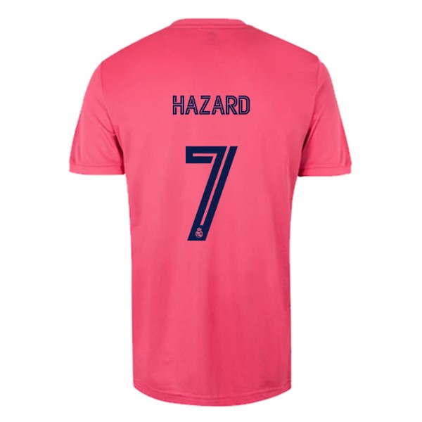 Camiseta Real Madrid Replica Segunda Ropa NO.7 Hazard 2020/21 Rosa